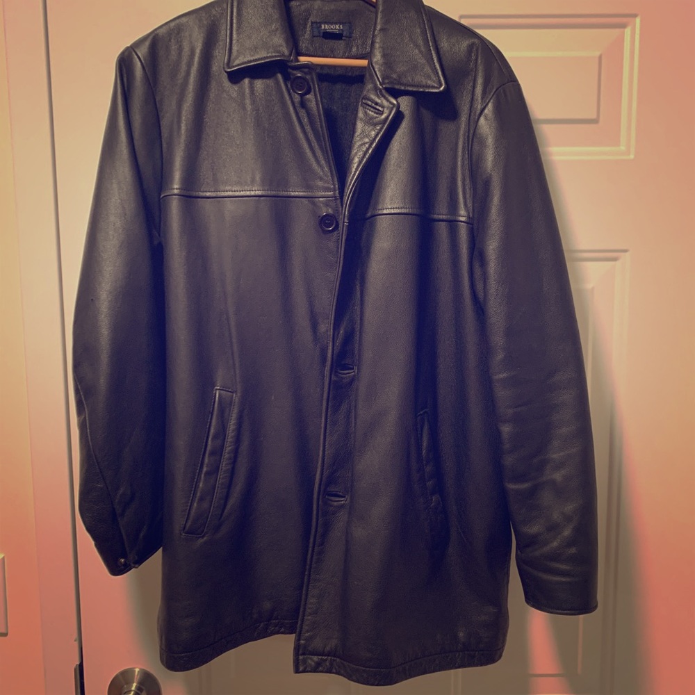 Brooks Brothers Sport Leather Jacket